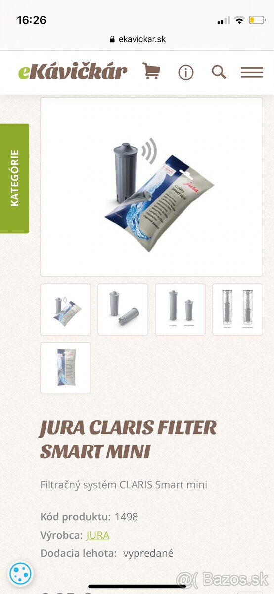 Jura Claris filter smart mini - 3