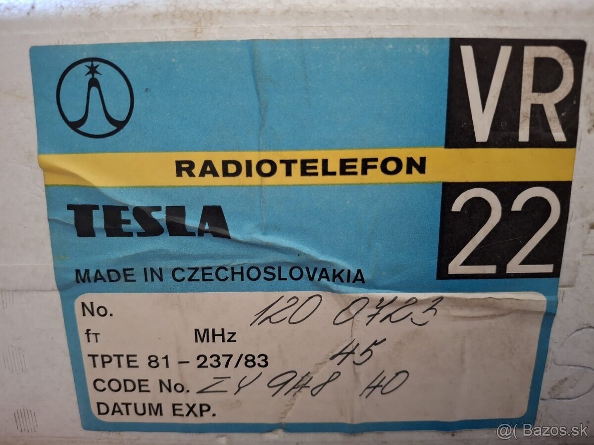 Predám rádiostanicu a rádiotelefón Tesla - 3
