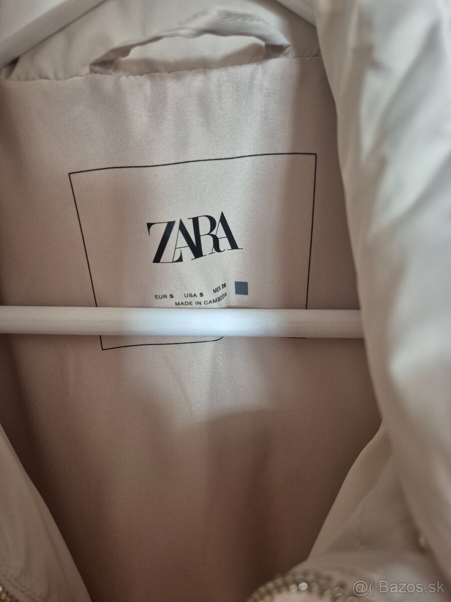 Predĺžené vesty béžové Zara veľkosť S aj velkost L - 3