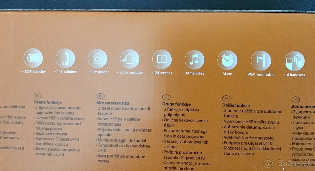 Bezdrôtový telefón Siemens Gigaset C530 - TOP STAV - 3