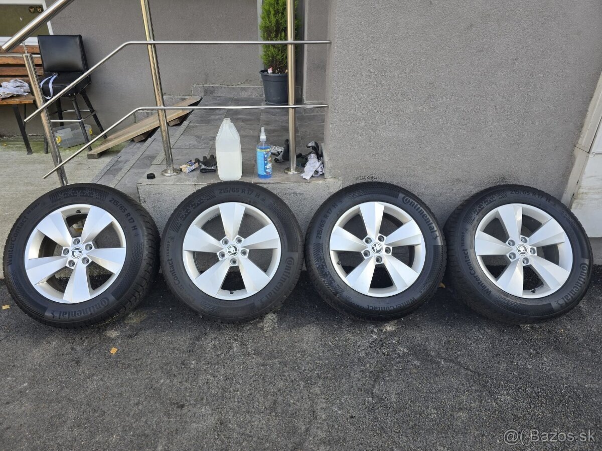 Zimne disky Skoda Kodiaq 5x112 r17 215/65 r17 - 3
