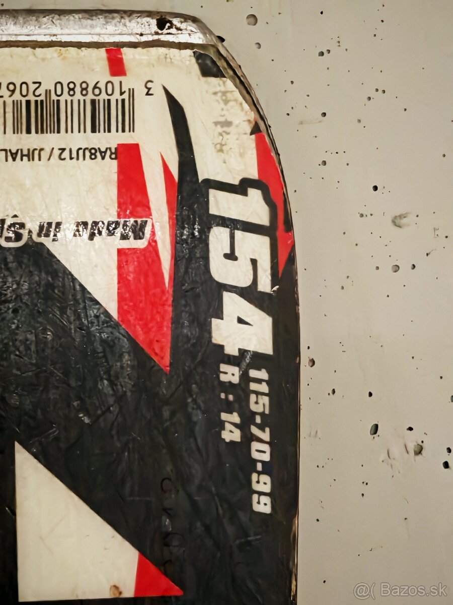 Predám staršie lyže ROSSIGNOL 4 CROSS X 154 cm, R:14 - 3