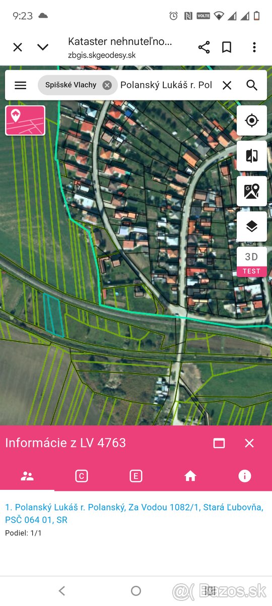 Stavebný pozemok Spišské Vlachy - 3