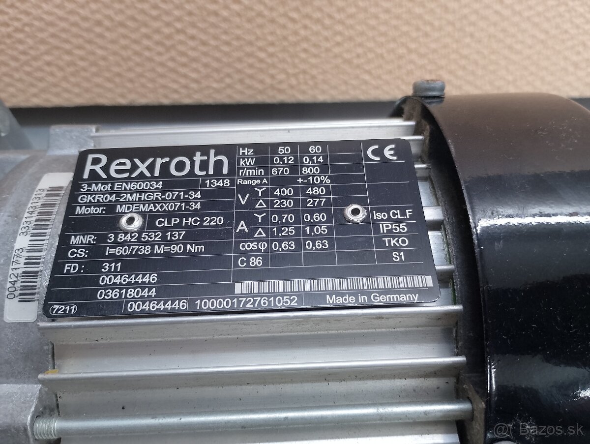 Motorprevodovka REXROTH - 3