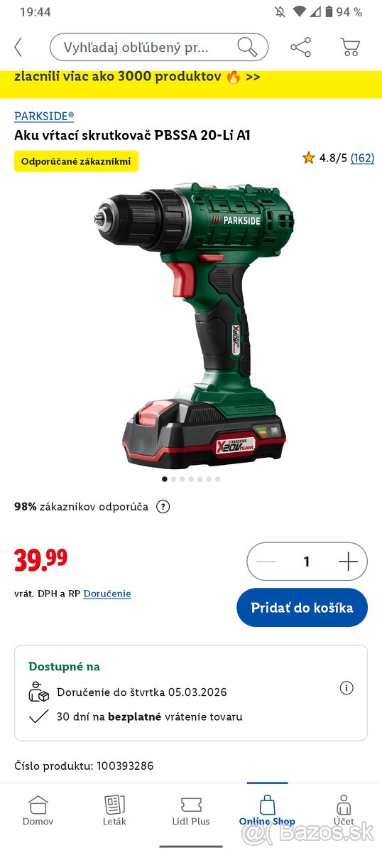 Predám akú skrutkovač - 3