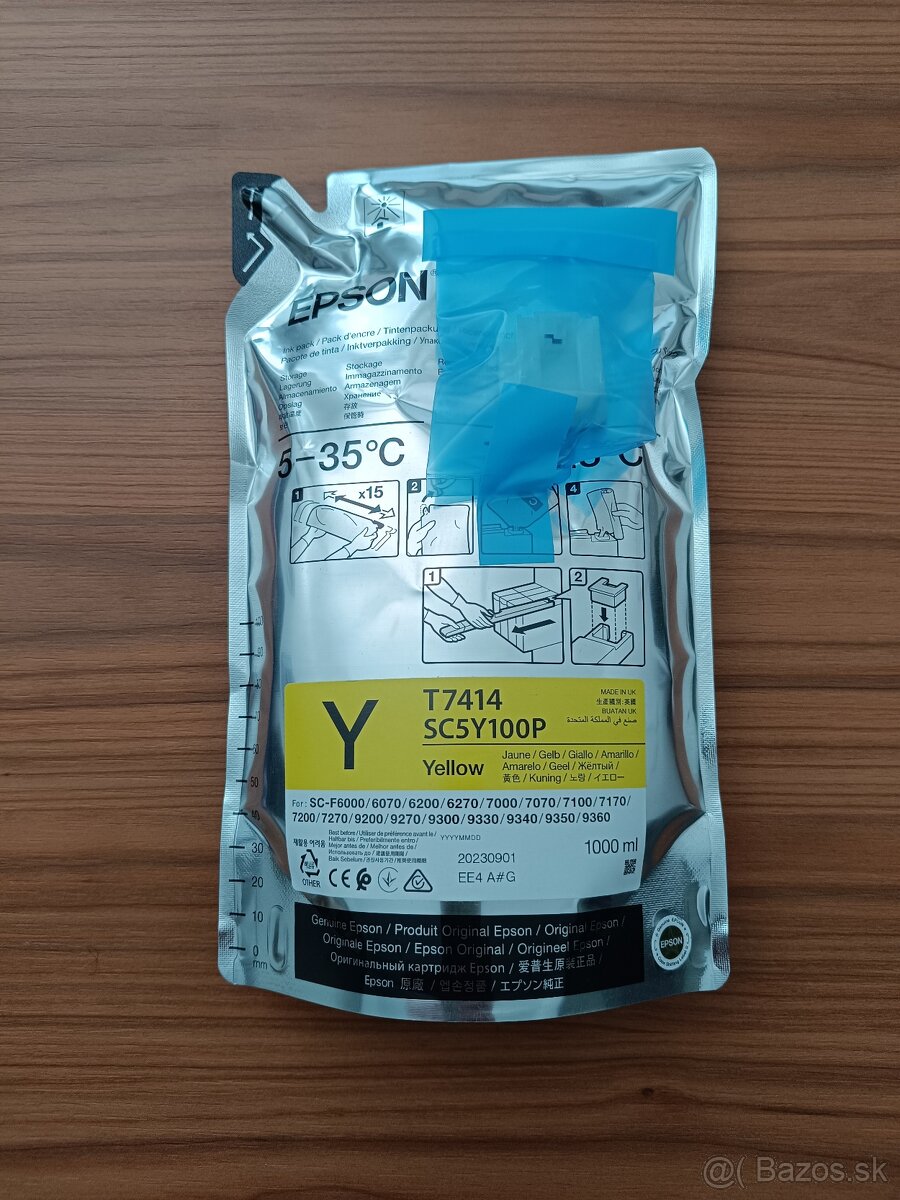 Predám farbu EPSON ULTRACHROME DS - 49 EUR/ks - 3
