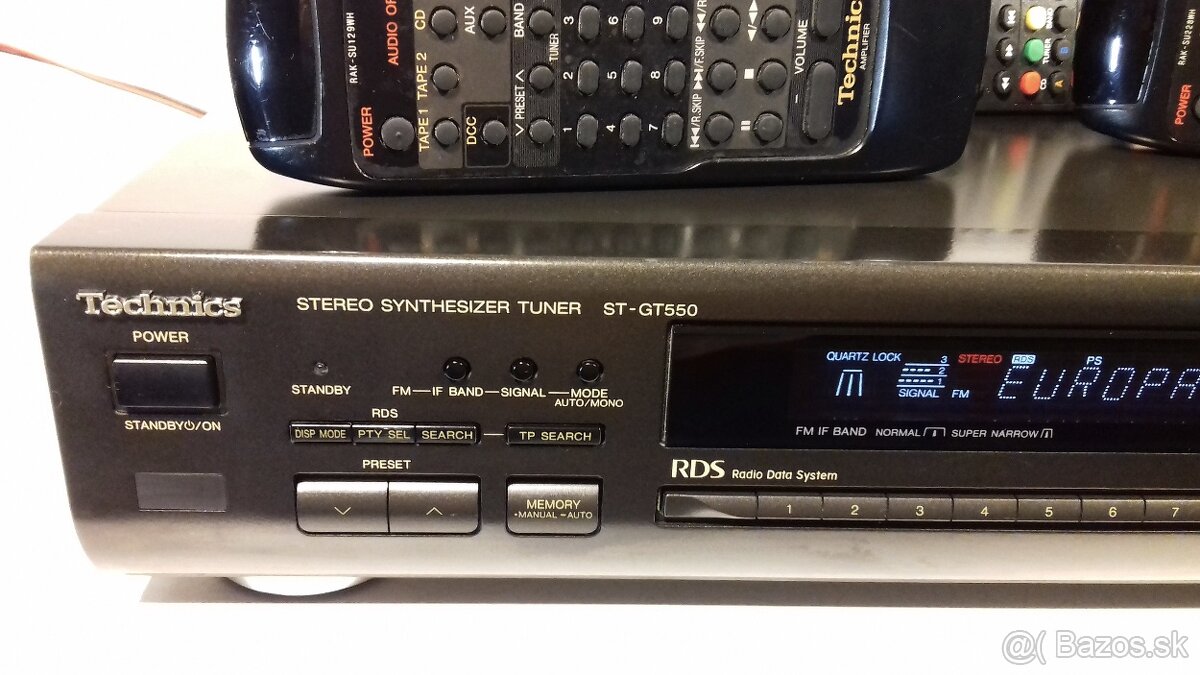 ClassAA =2x SPICKOVY tuner TECHNICS ST-GT550+RDS, AT18, AT16 - 3