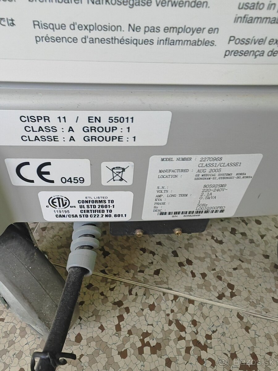 USG pristroj GE Logic 200 - 3