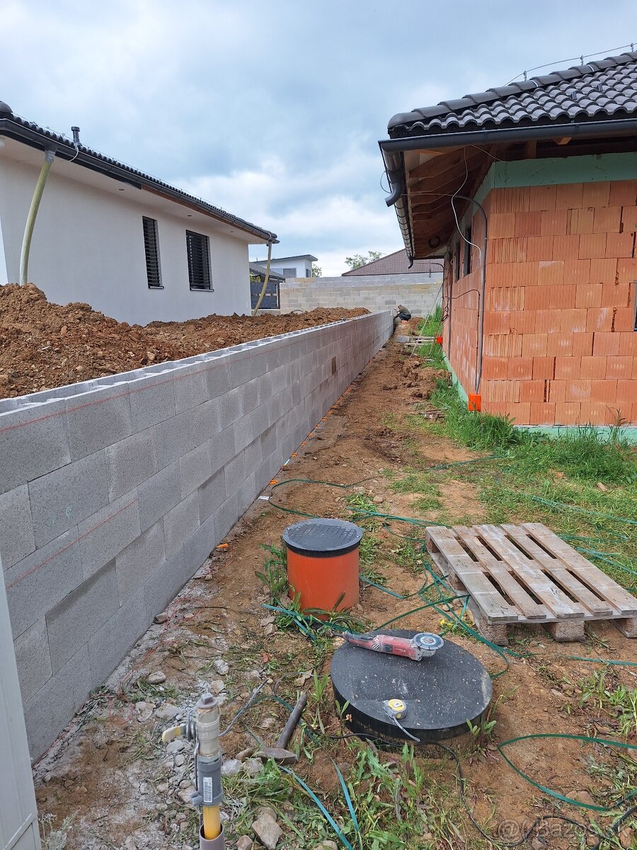 Oporné múry ploty - 3