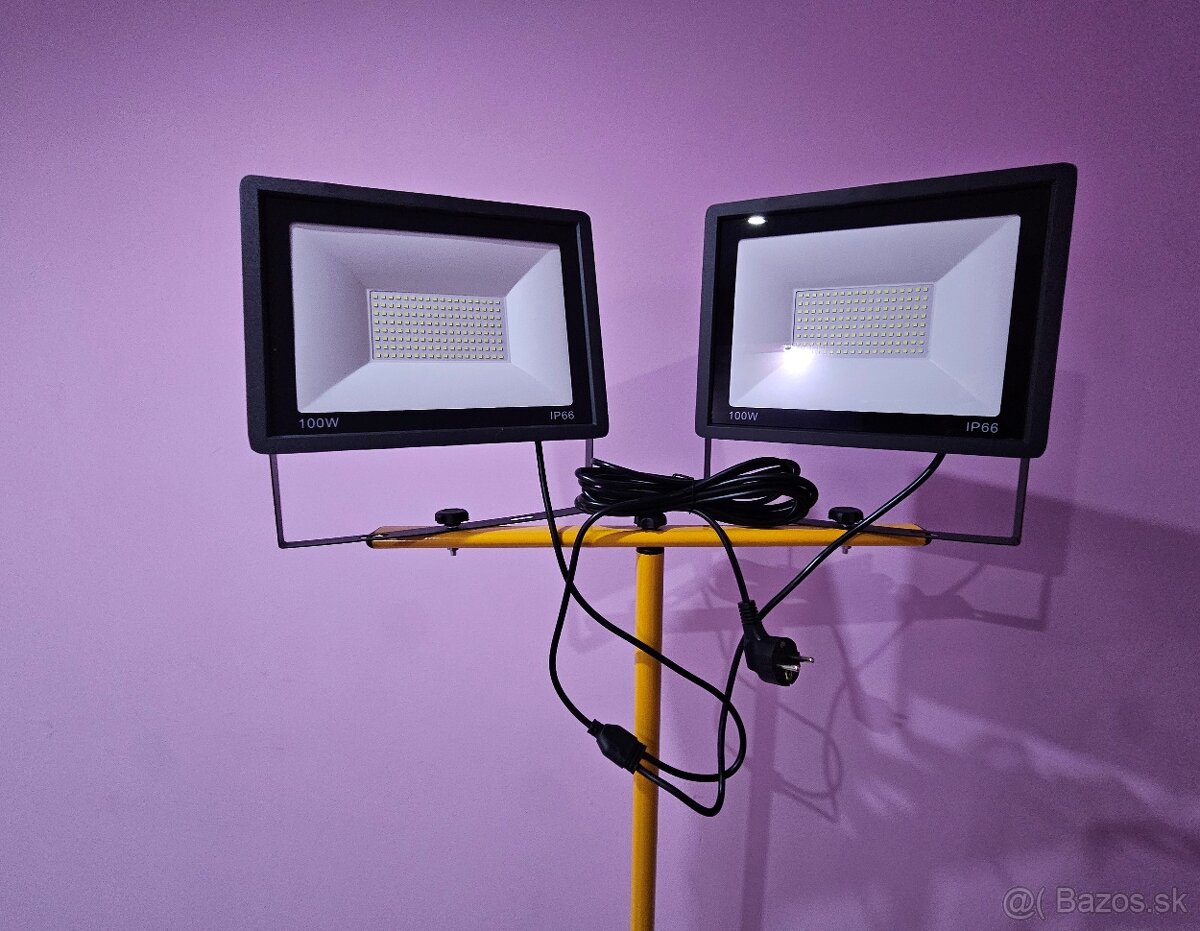 Led reflektory 2x100w na stojane - 3