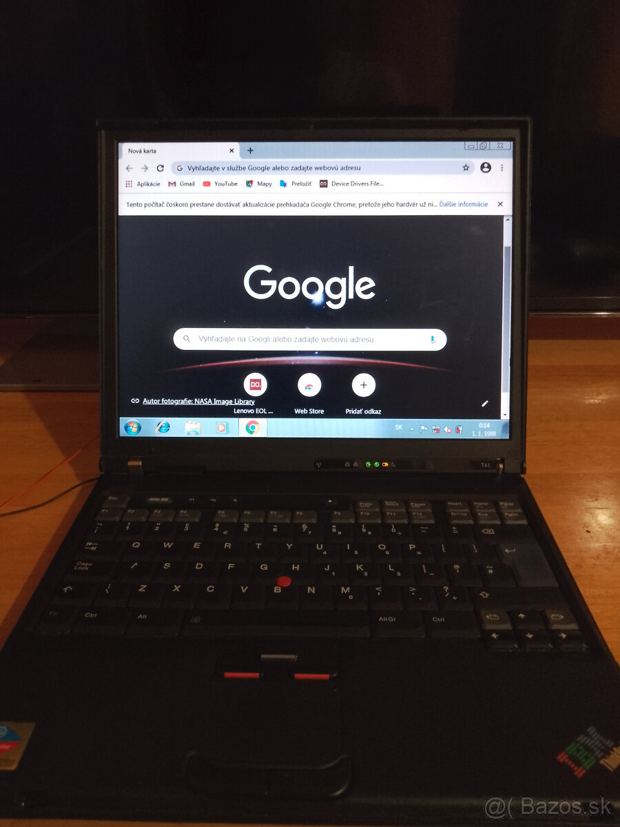 Retronotebook IBM ThinkPad T41 – Intel Pentium M 1.6GHz / 1G - 3