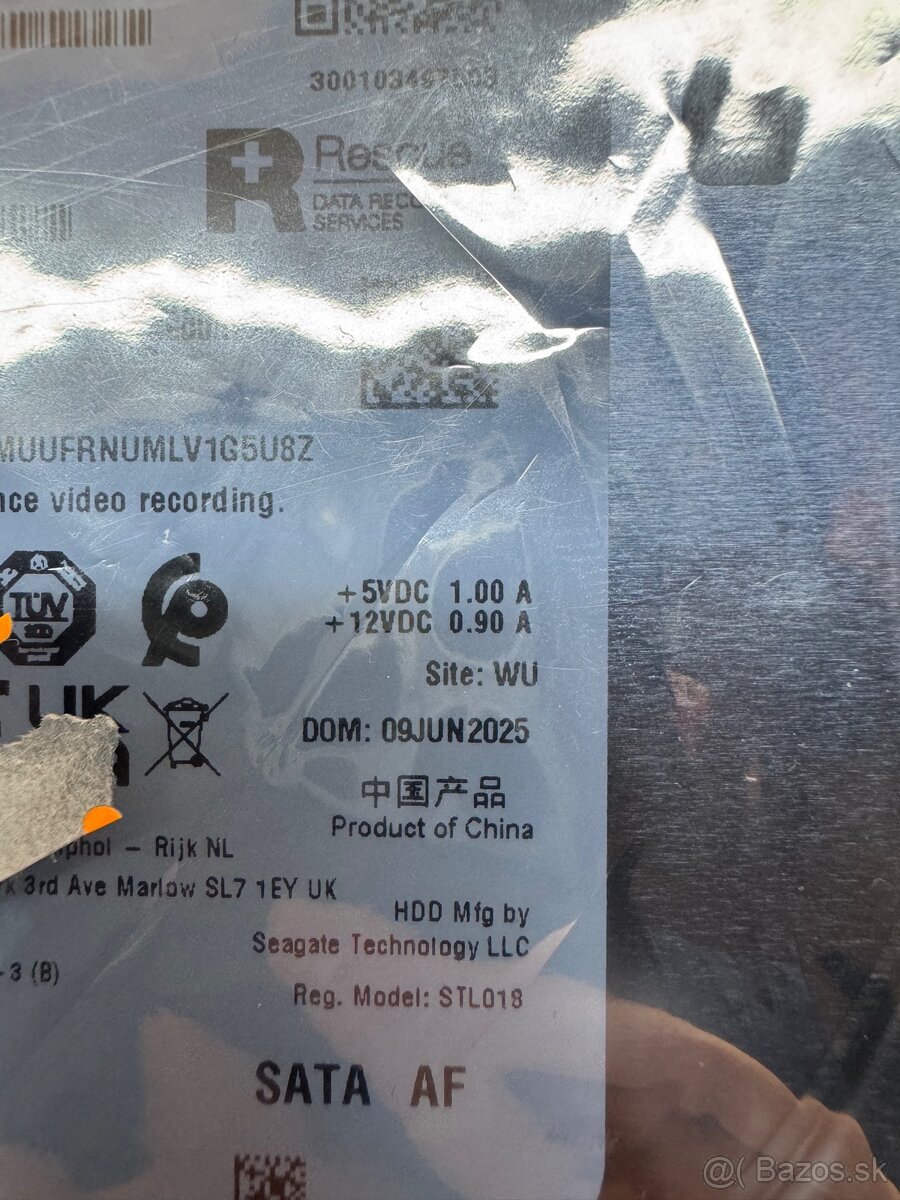 Seagate SkyHawk 10TB 3.5” HDD pre NVR nový - 3