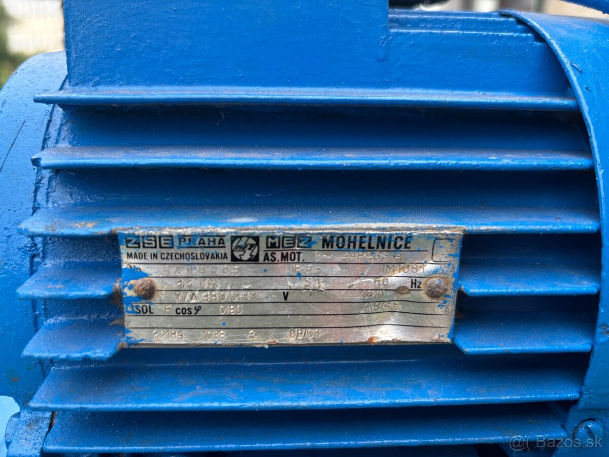 Samonasavacie 1 lamelové čerpadlo s el. motorom 1,1 kW. - 3