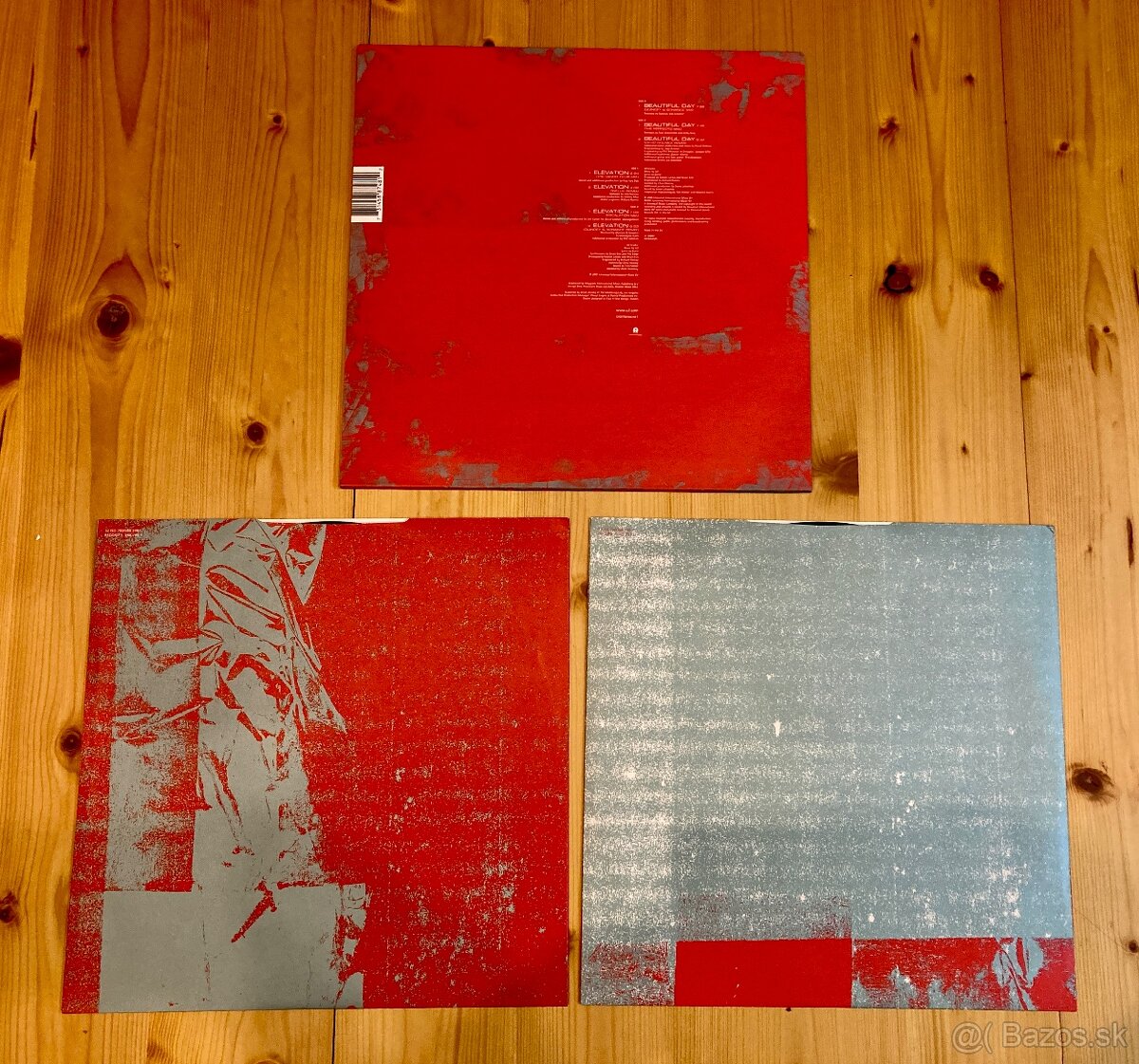 U2 – 2 x 12" vinyl - Beautiful Day & Elevation (Remixes) - 3