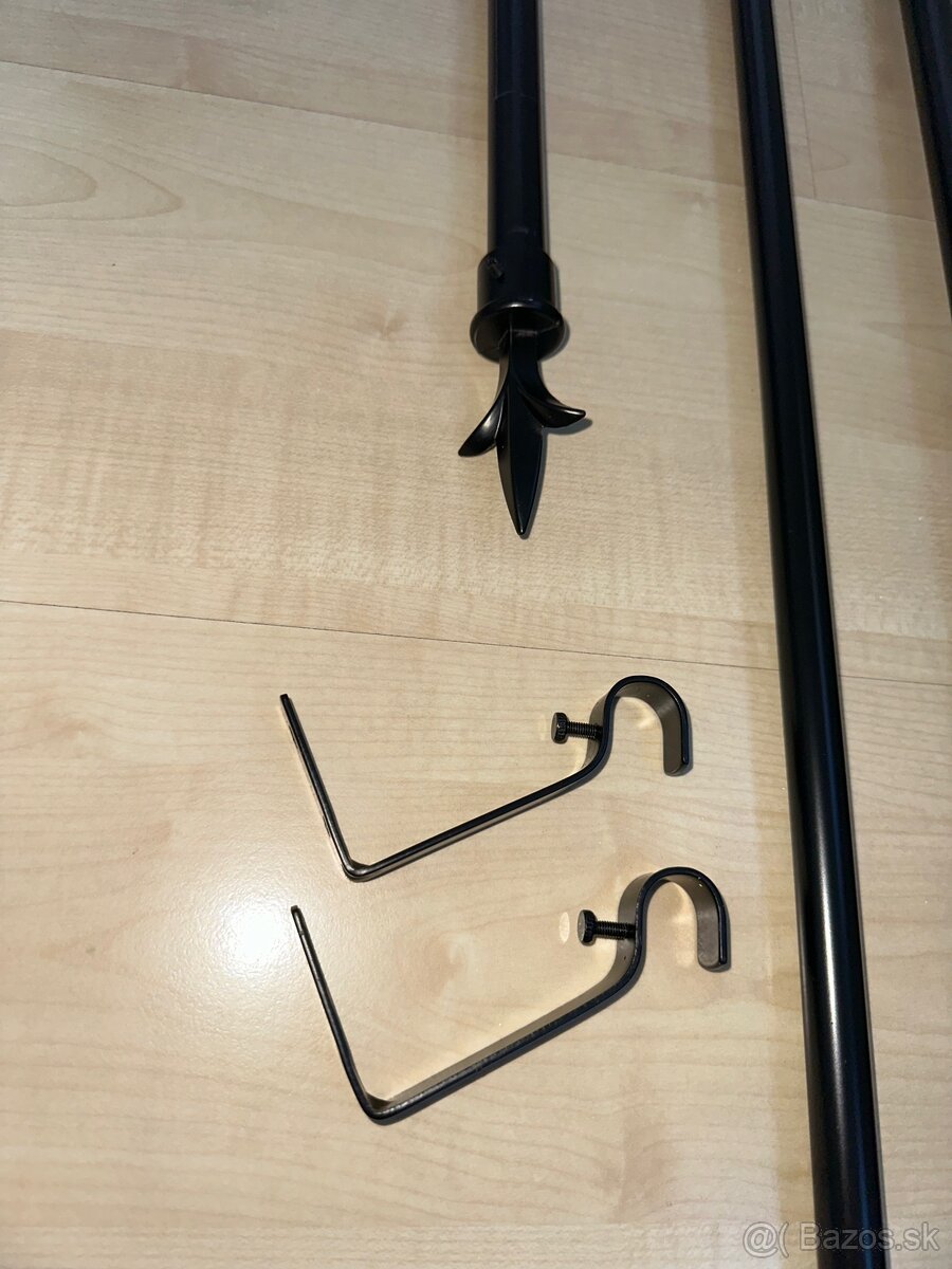 2ks IKEA čierna garníža - 3