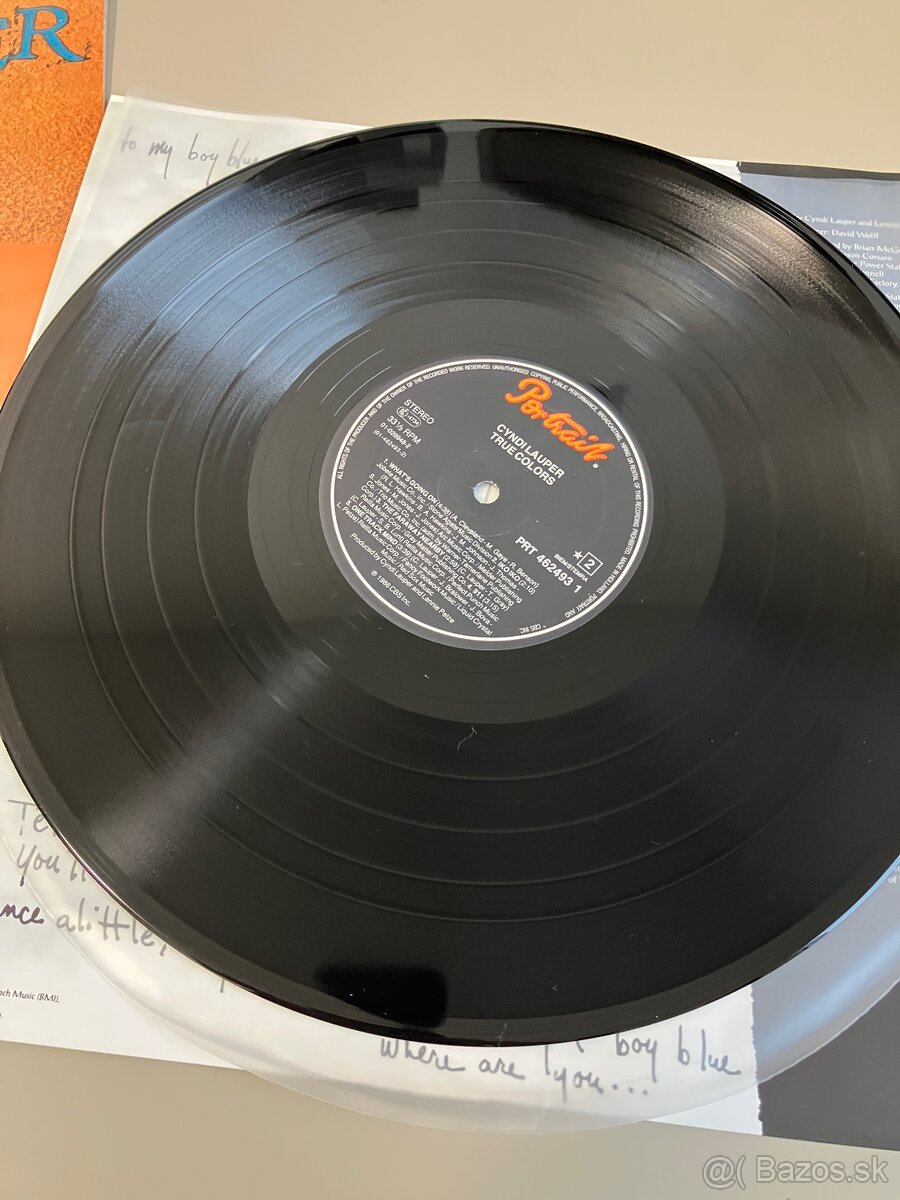 LP Cyndi Lauper - True Colors - 3