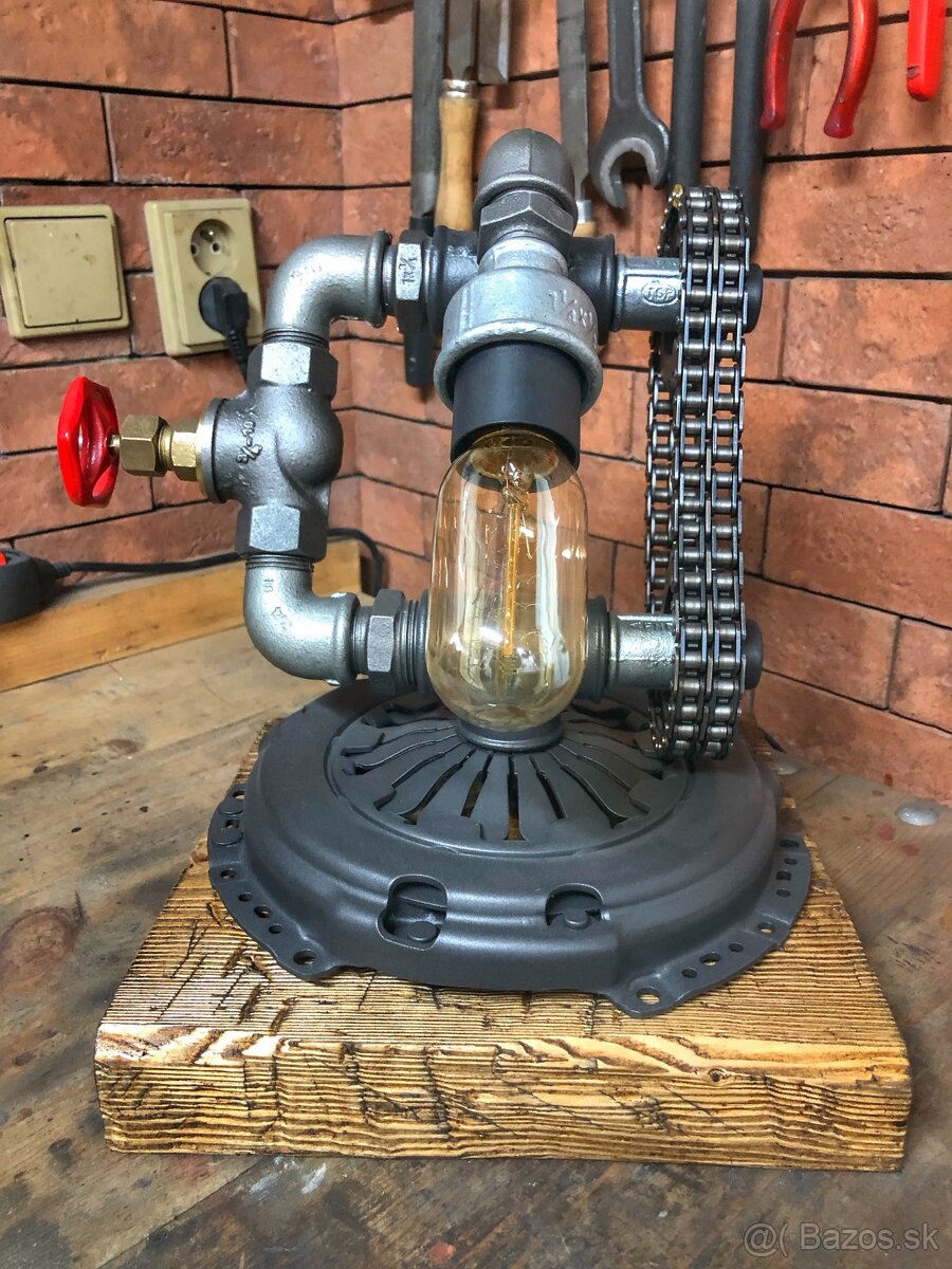 Industriálna lampa - STEAMPUNK I - 3
