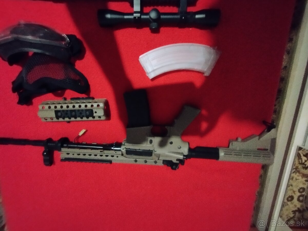 Predám Airsoft set - M4 + sniperka + výbava - 3
