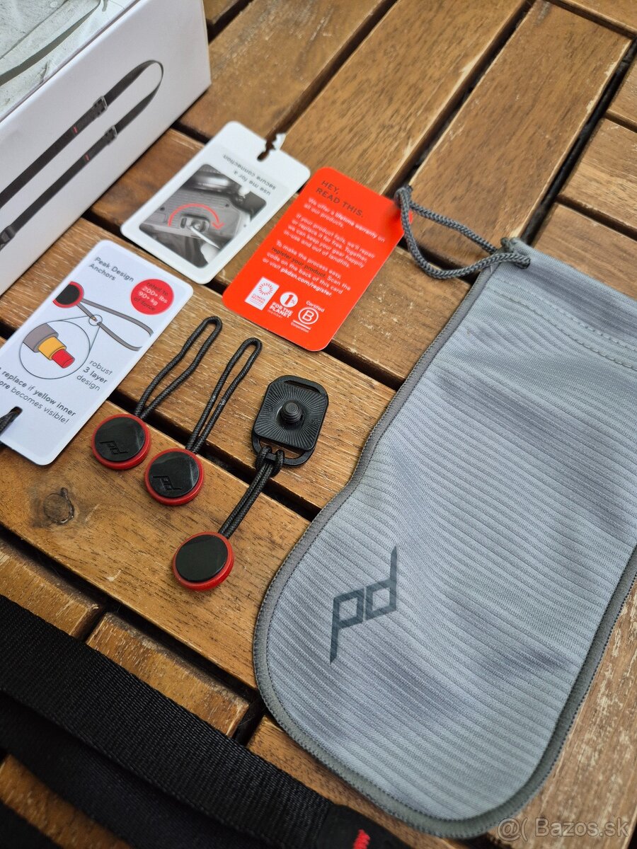 Peak Design Leash Charcoal - čierna - 3