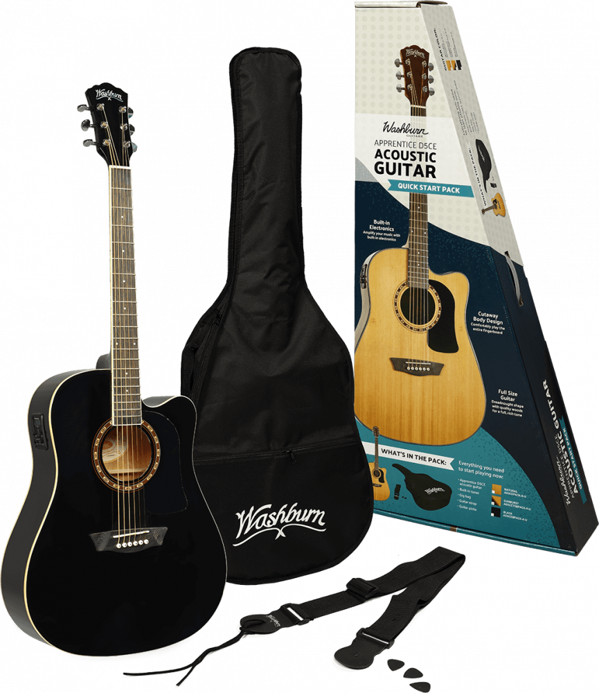 Predám Elektro-Akustickú gitaru Washburn - 3