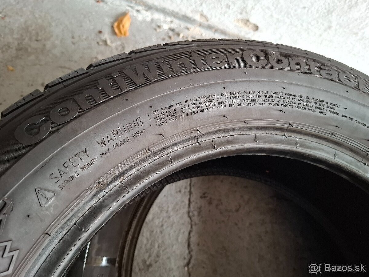 195/60 r16 zimné pneumatiky Continental - 3