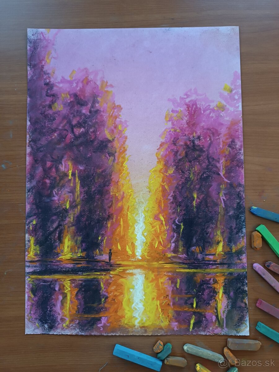 Maľba suchým pastelom 2 - 3