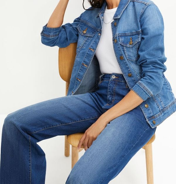 Džínsová bunda, strečová NOVÁ - 3