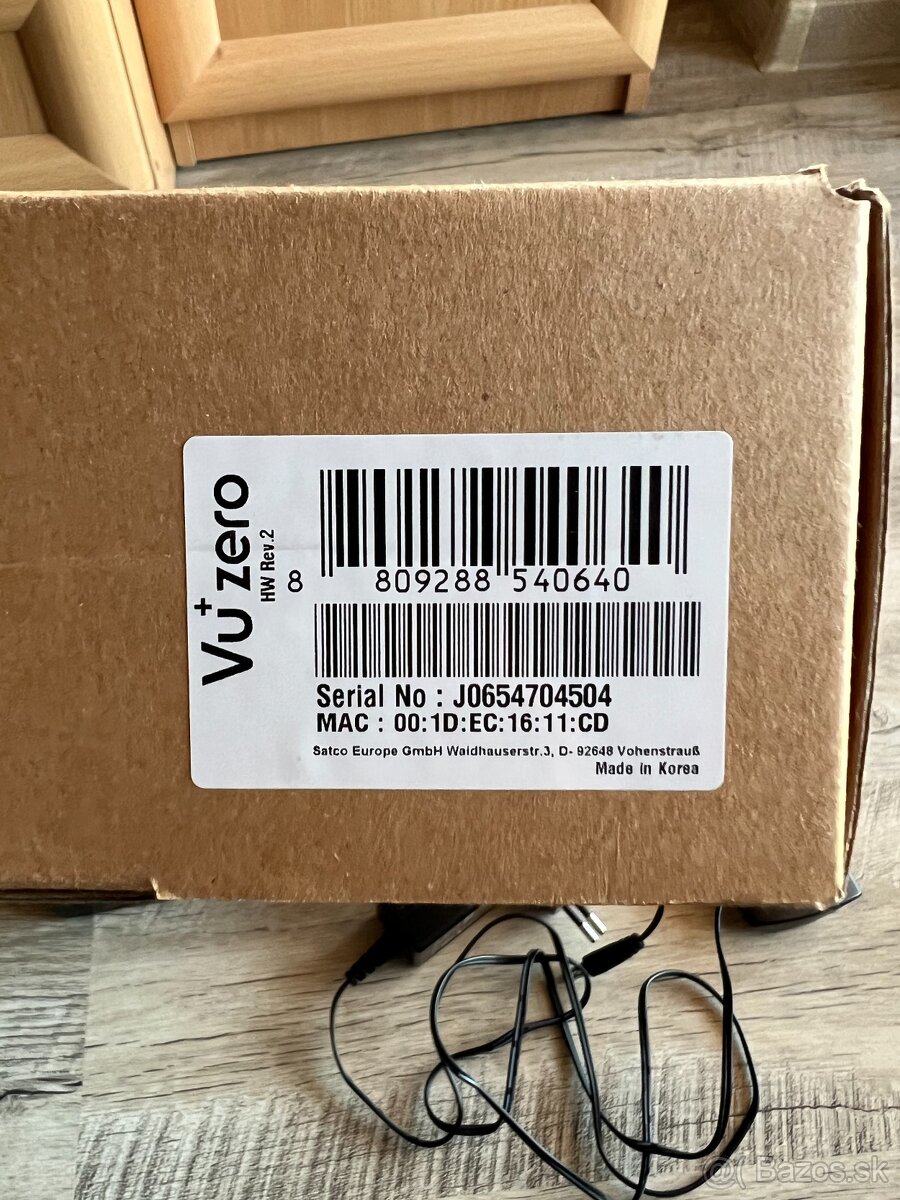 Satelitný prijímač VU+ Zero V2 - NEFUNKČNÉ - 3