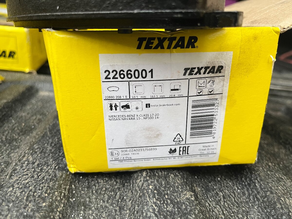 Kotúče a doštičky Nissan Navara - 3