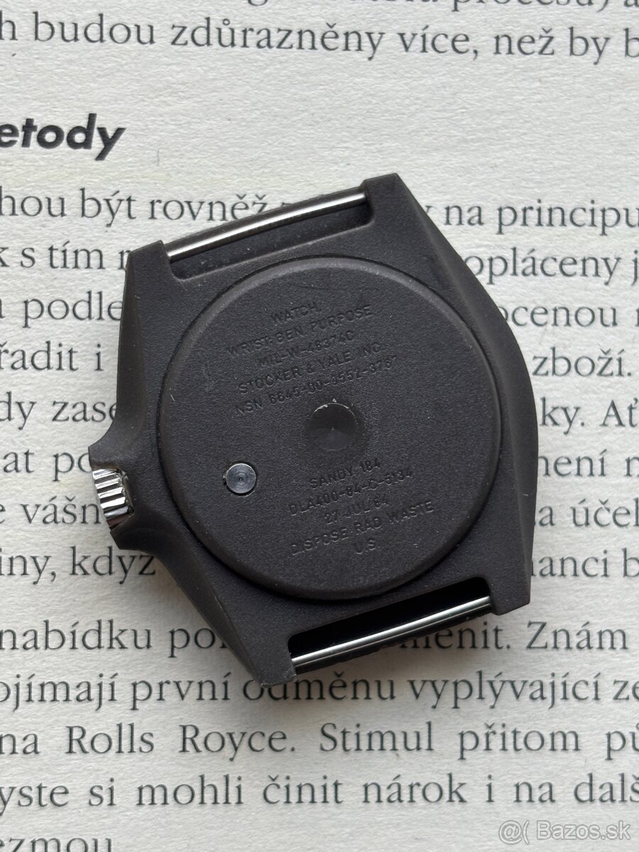 Predám vojenske hodinky Stocker Yale Sandy 184 - 3
