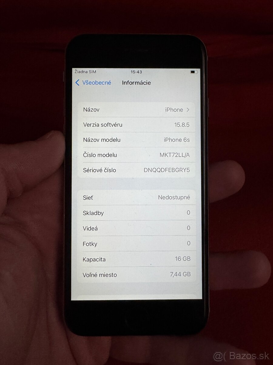 iPhone 6s 16gb - zachovalý - 3