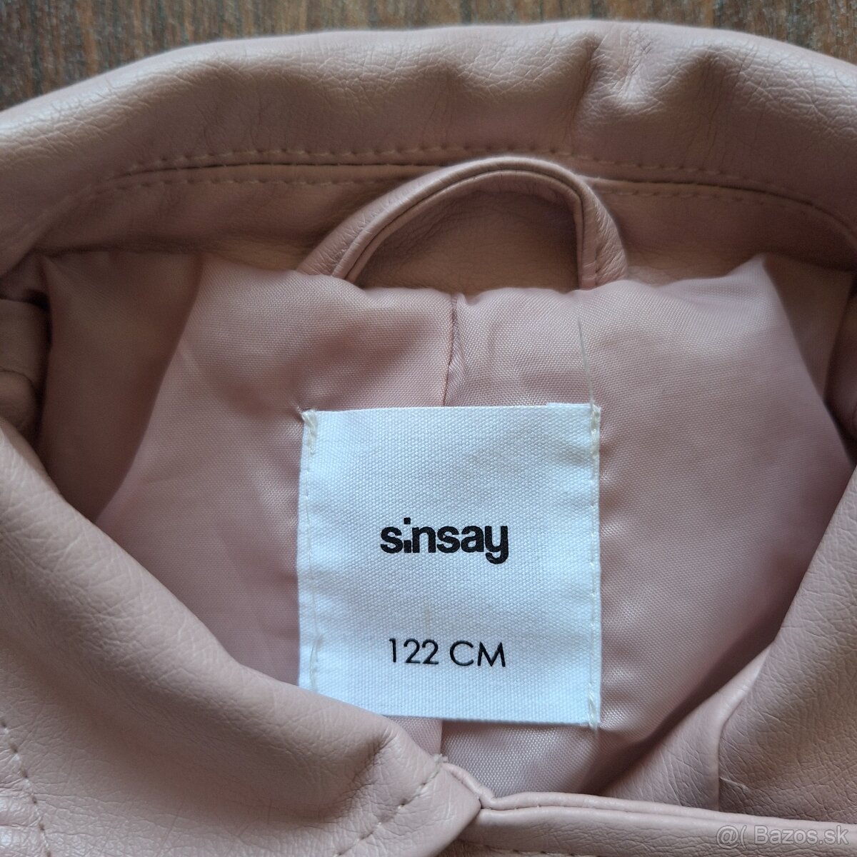 Dievčenská koženková bunda Sinsay 122 - 3