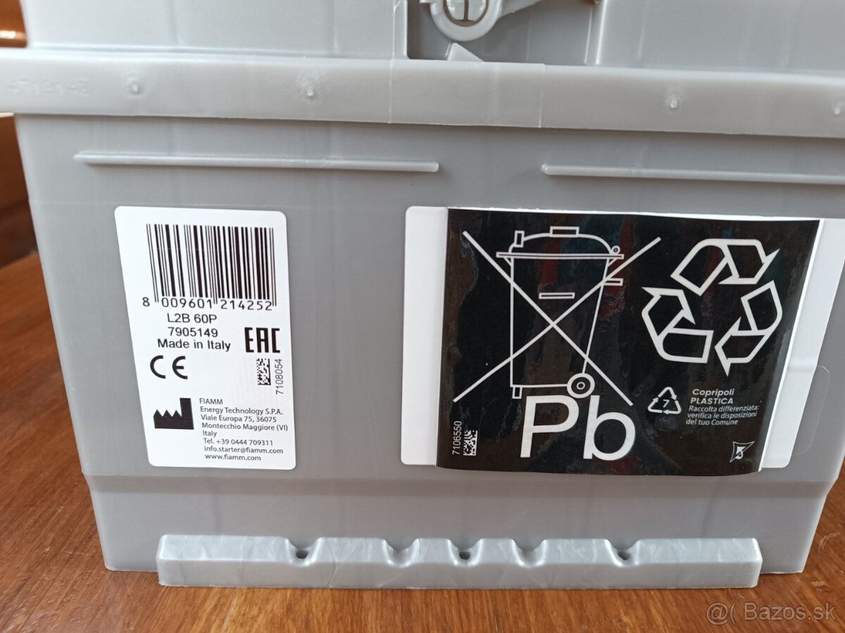 Predám novú autobatériu 60Ah - 3