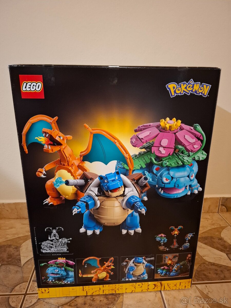 Predám lego Pokémon 72153 Venusaur, Charizard and Blastoise - 3