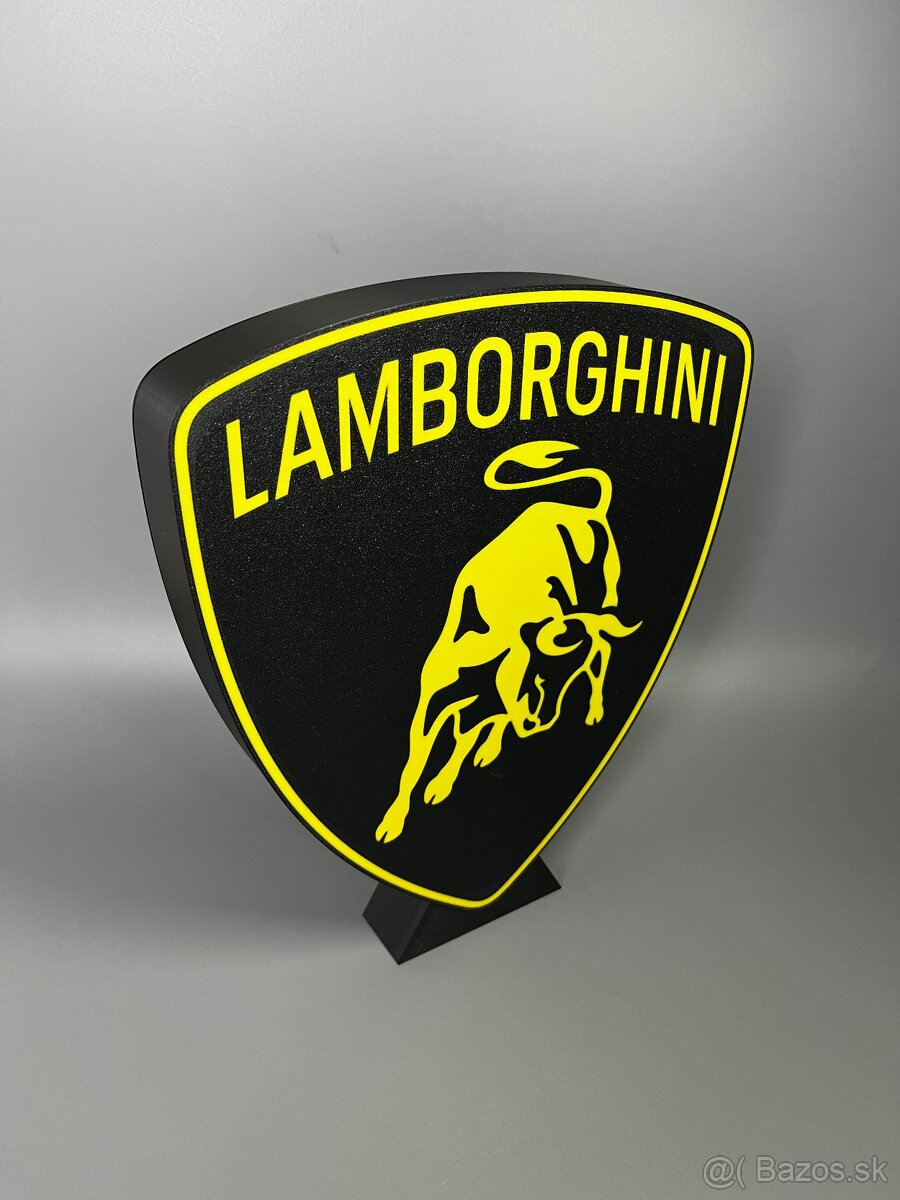 Lamborgini LED logo lampa - 3