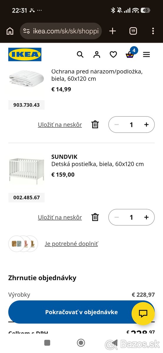 Detská postieľka SUNDVIK - 3
