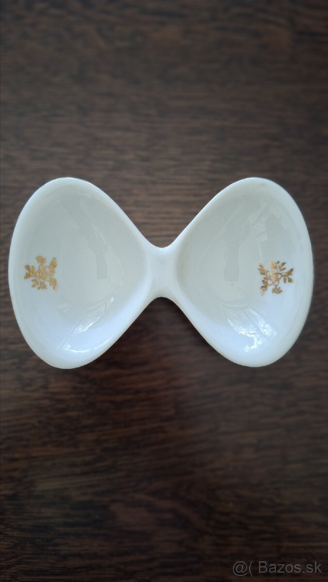 Porcelánová dvojmiska - soľnička/korenička - 3