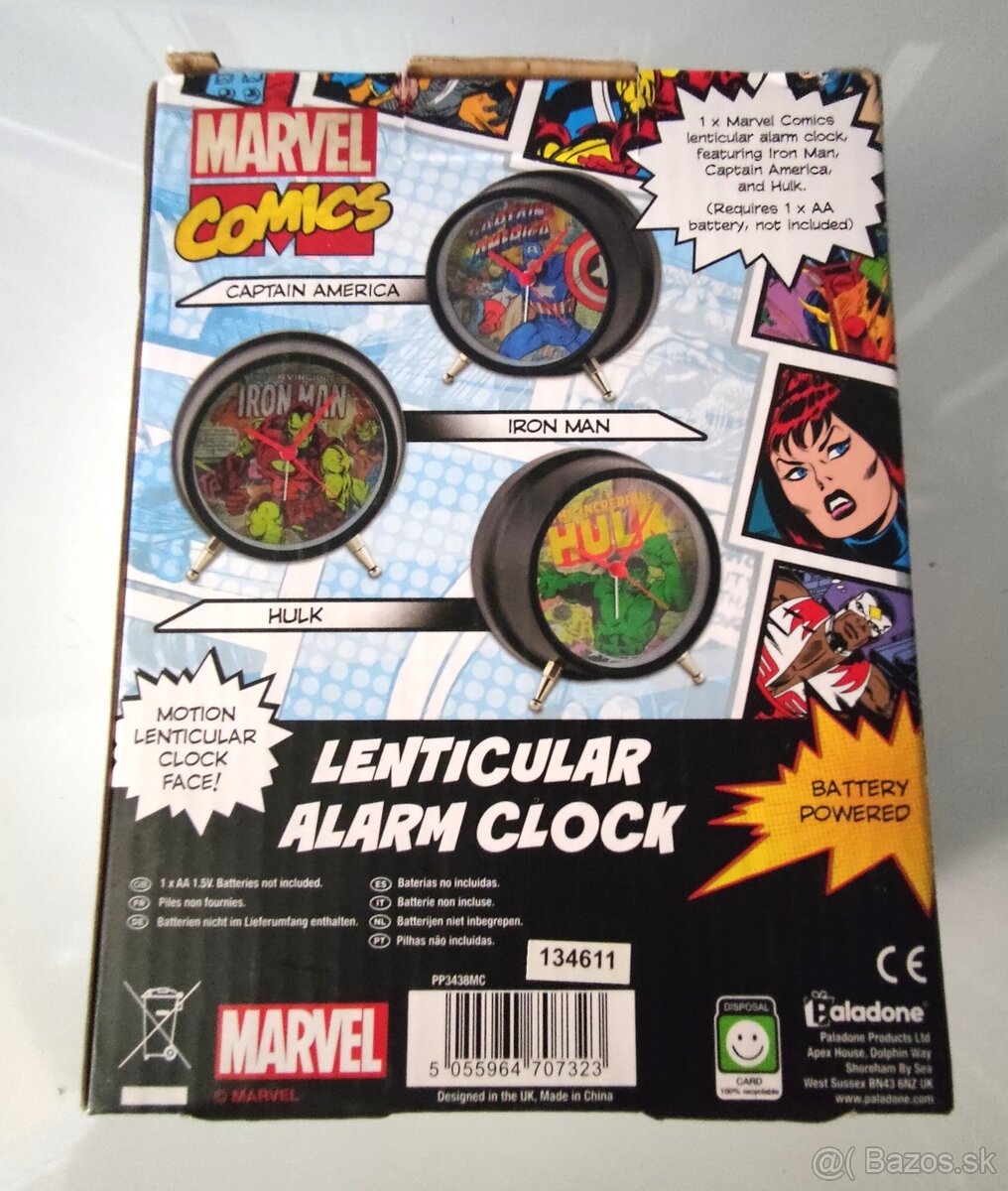 Marvel Comics budík Paladone – meniaci sa obrázok - 3