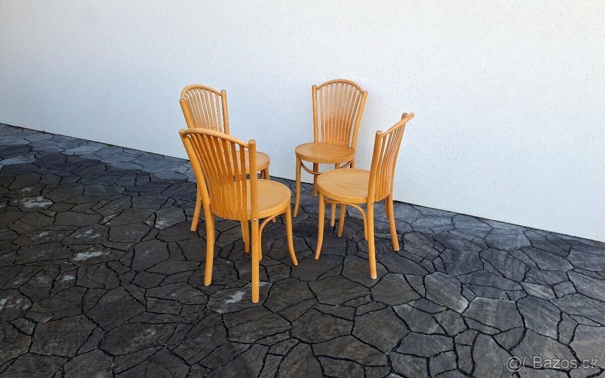 Celodřevěné židle TON 4ks - 3