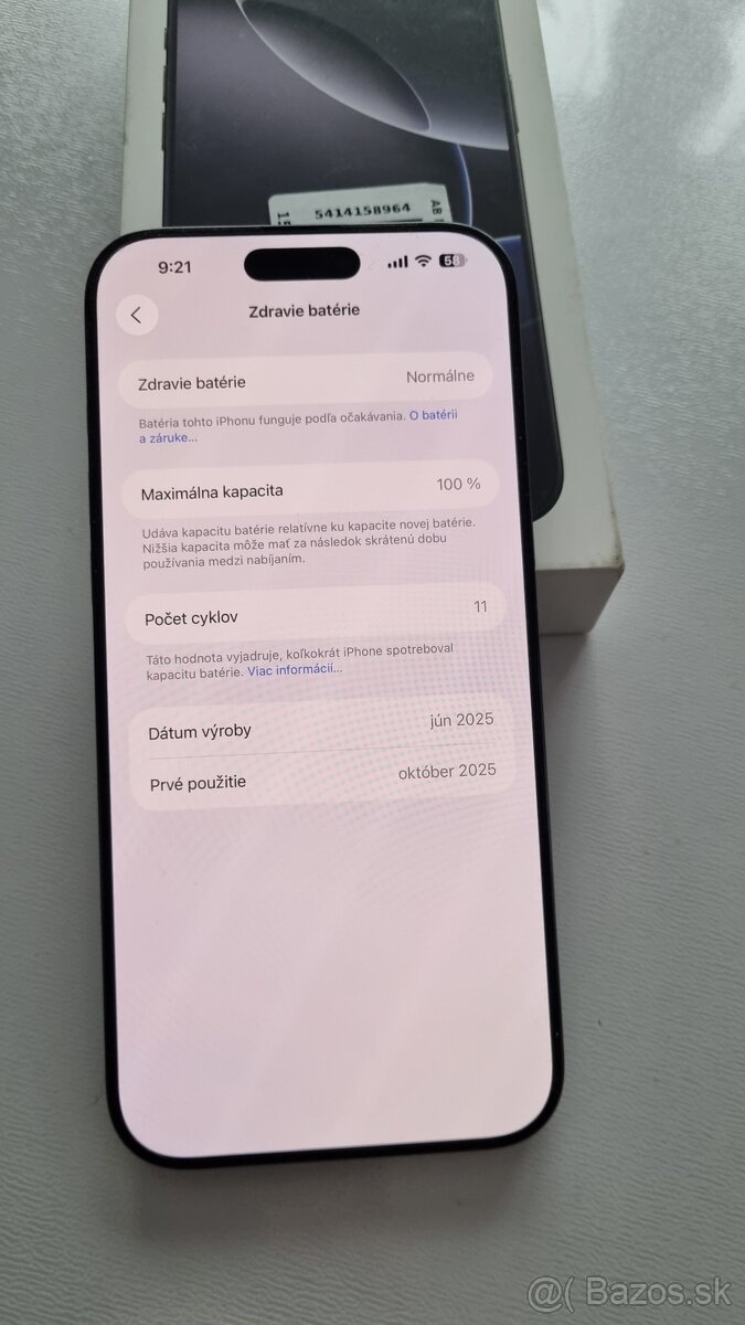 iPhone 16 Pro Max 256GB čierny titán + darček. - 3