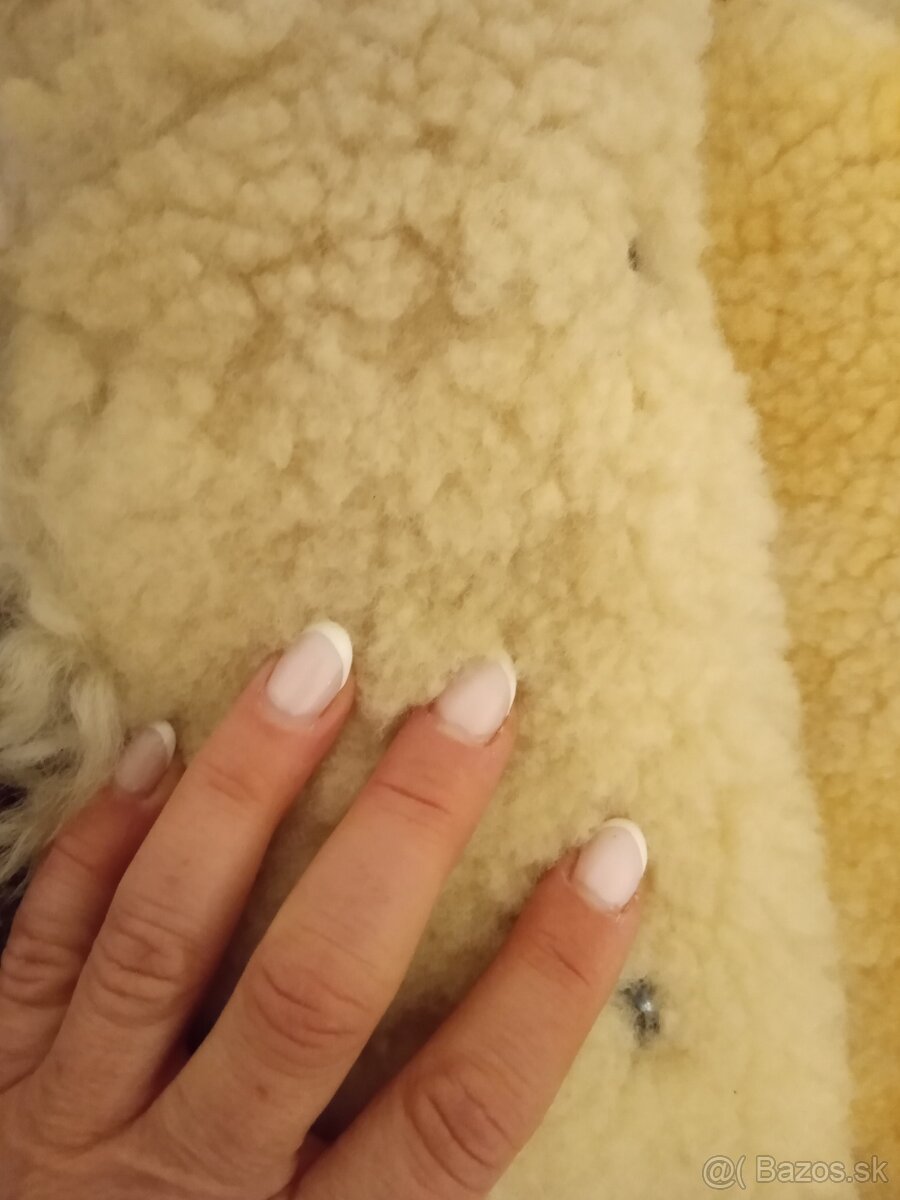 Retro pravý dámsky ovčí kožuch, L , 48 - 3