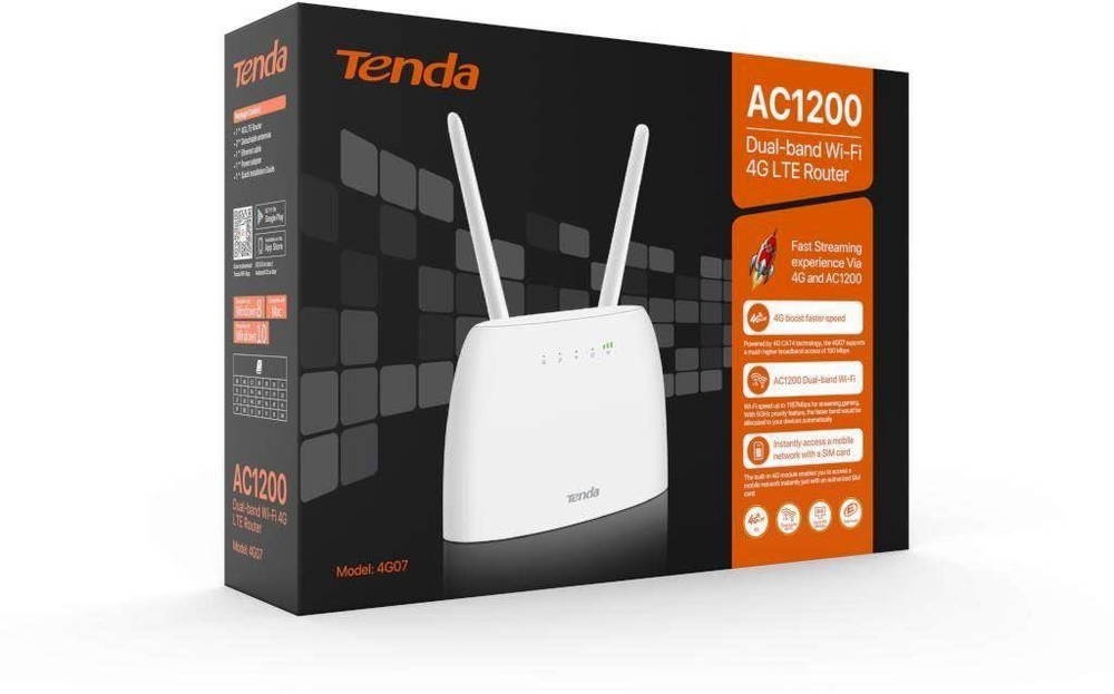 4G LTE modem Tenda Silny AC1200 4G07 - 3