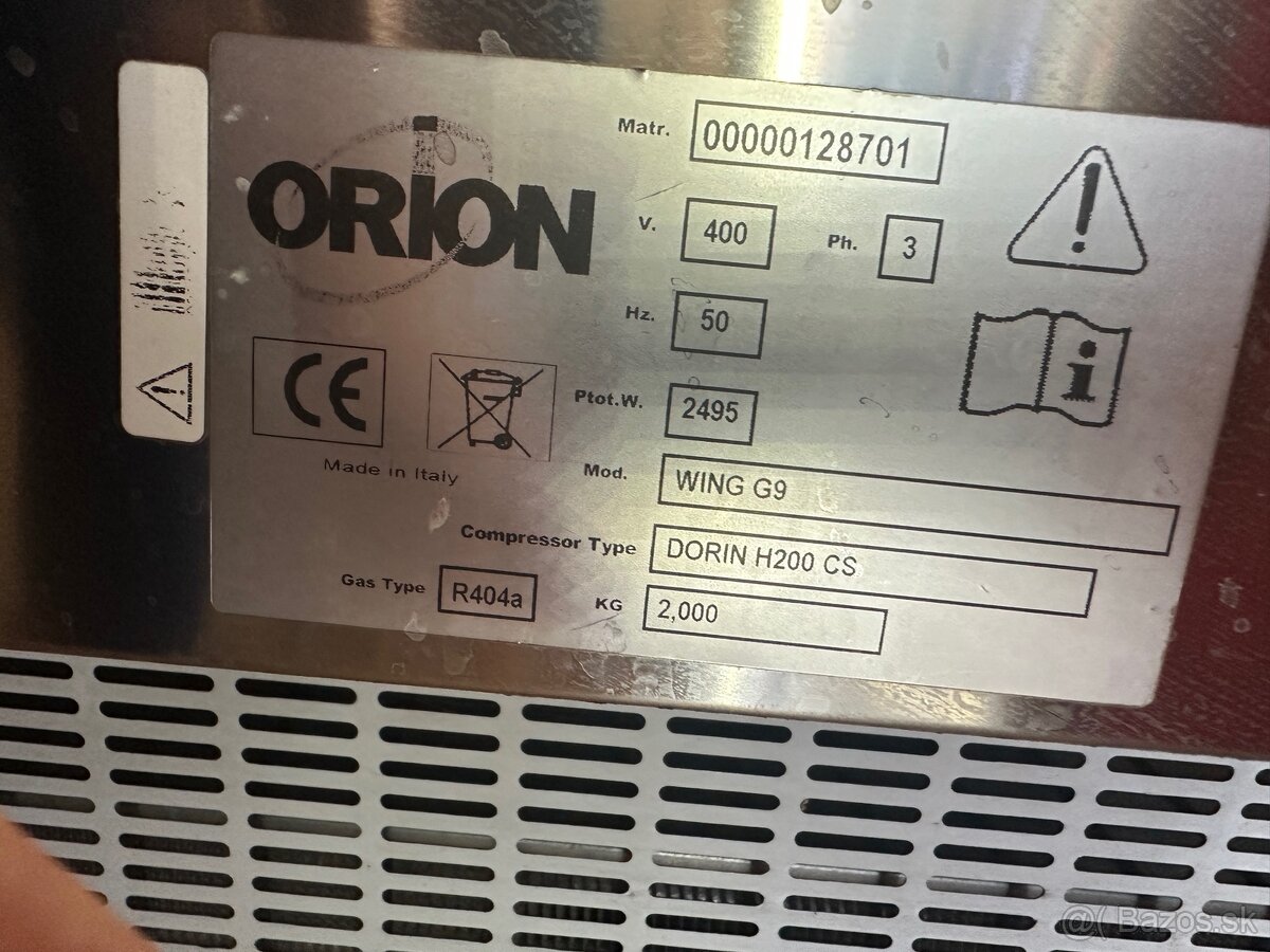 Predám zmrzlinovú vitrínu Orion - 3