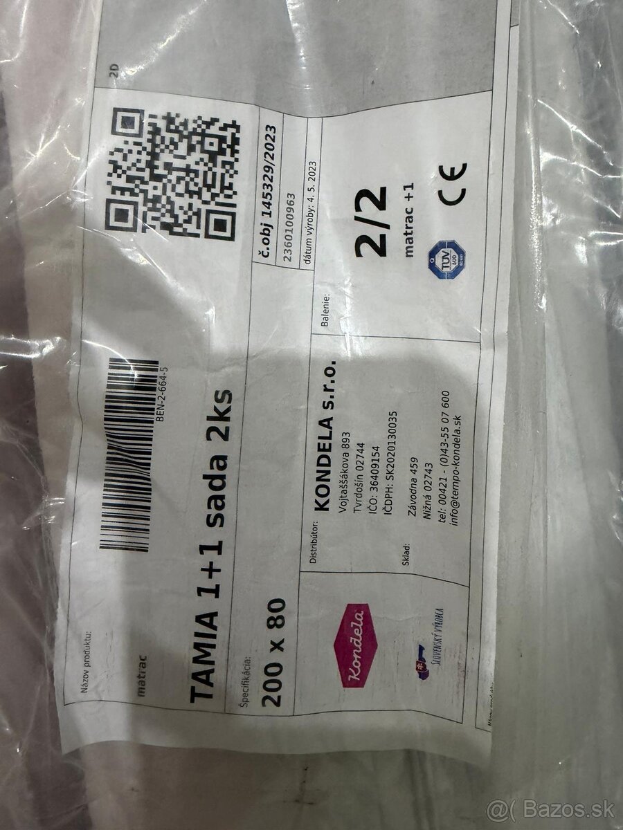 Matrace TAMIA – set 2 ks - 3