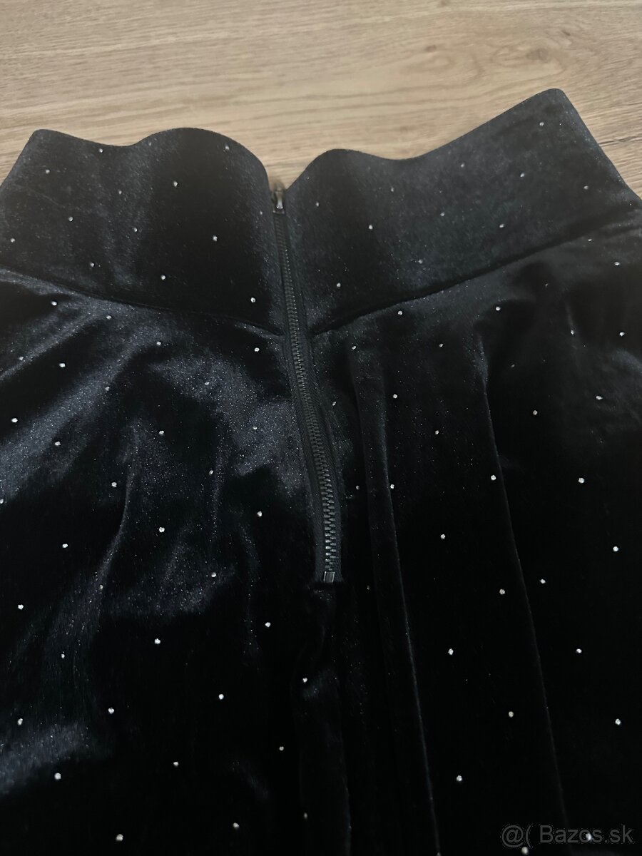 Zamatová sukňa ORSAY - 3