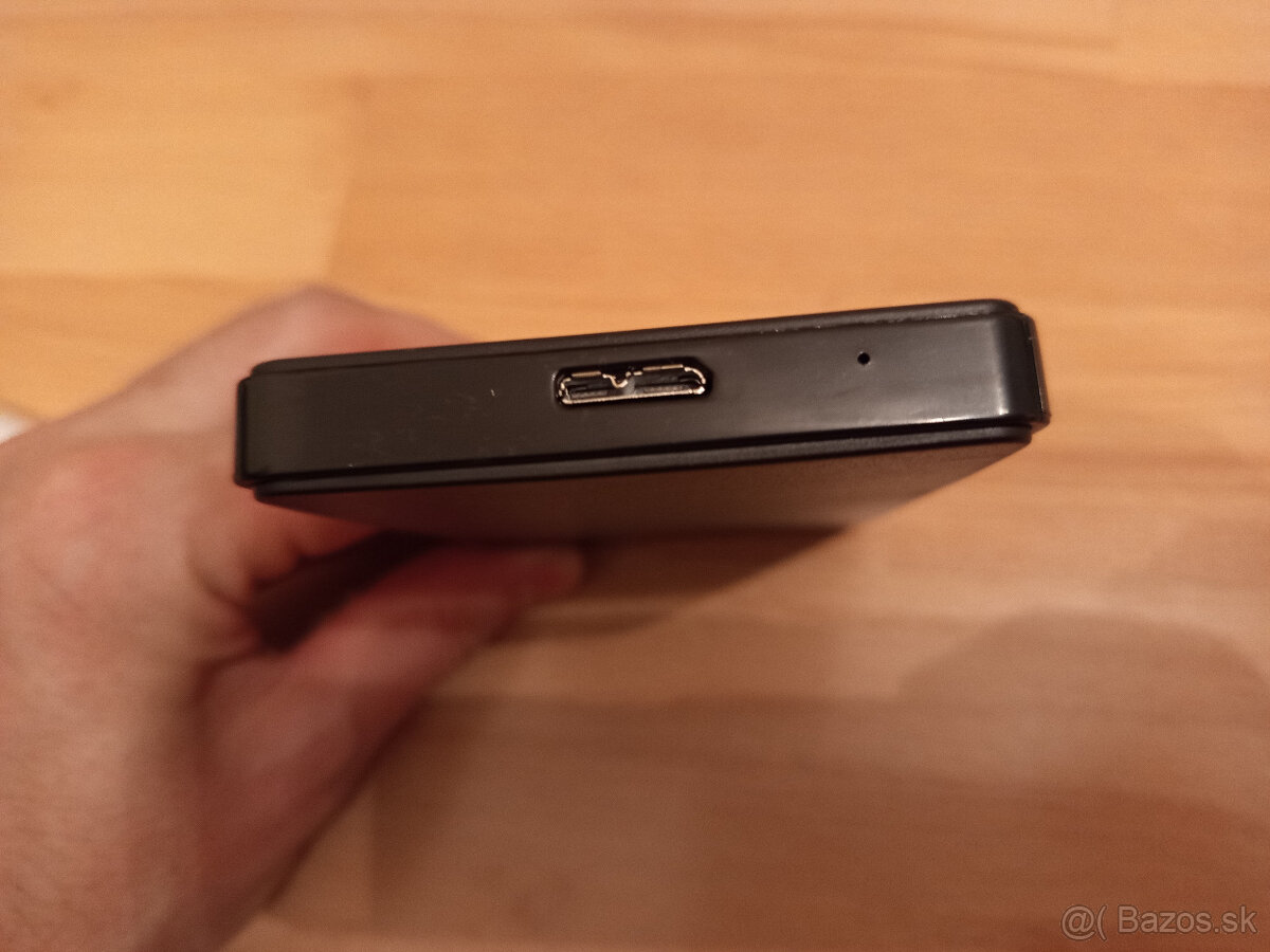 HDD čierny box 2.5 SATA USB 3 nový v krabičke - 3