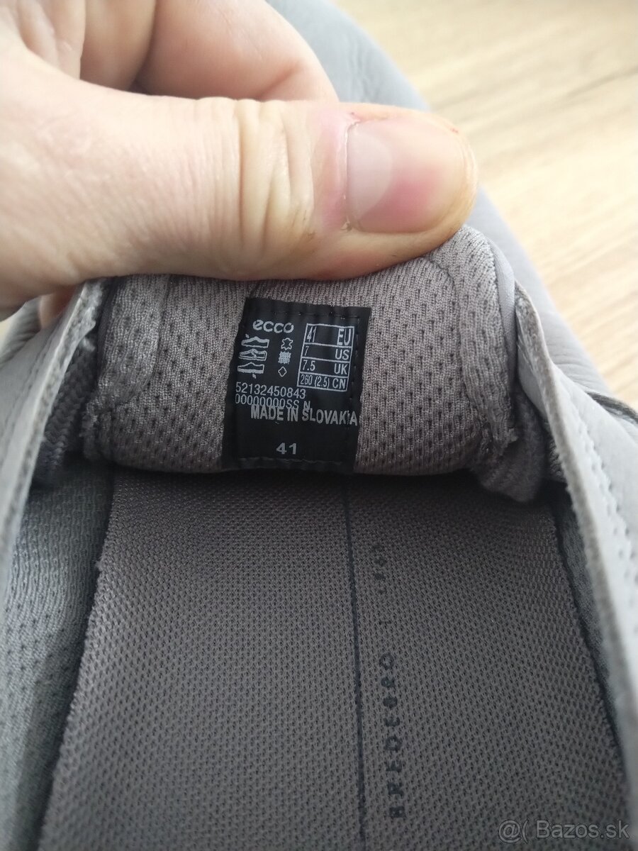 Ecco topanky sive velkost 41 - 3