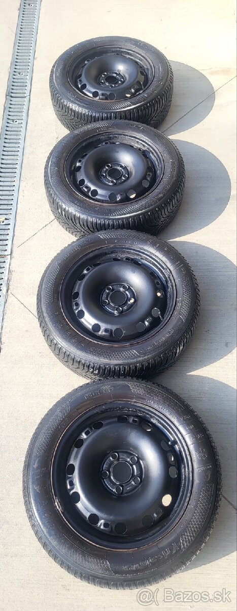 Na predaj zimné pneumatiky+oceľové disky - 3