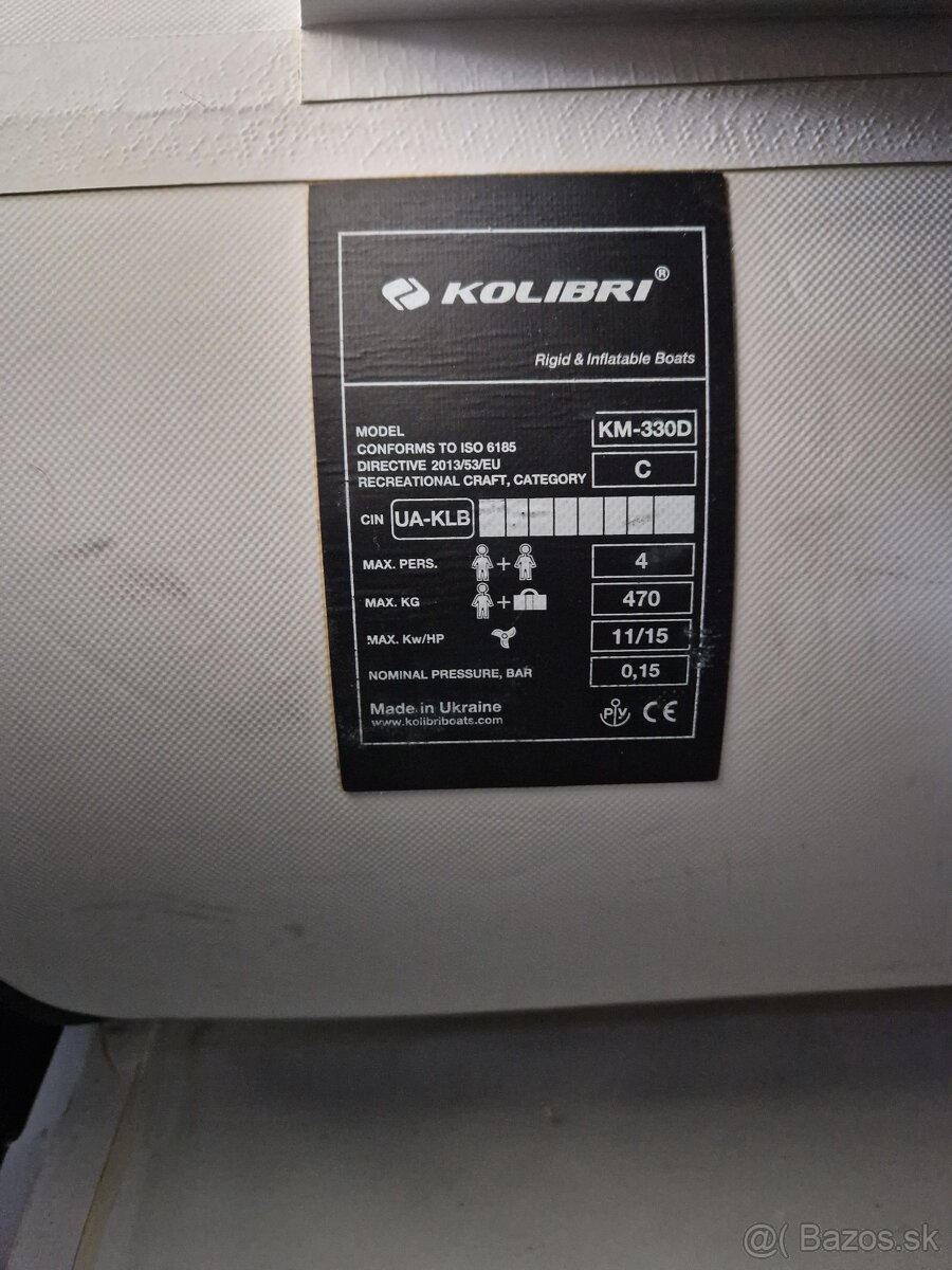 predám čln kolibri 330 D - 3