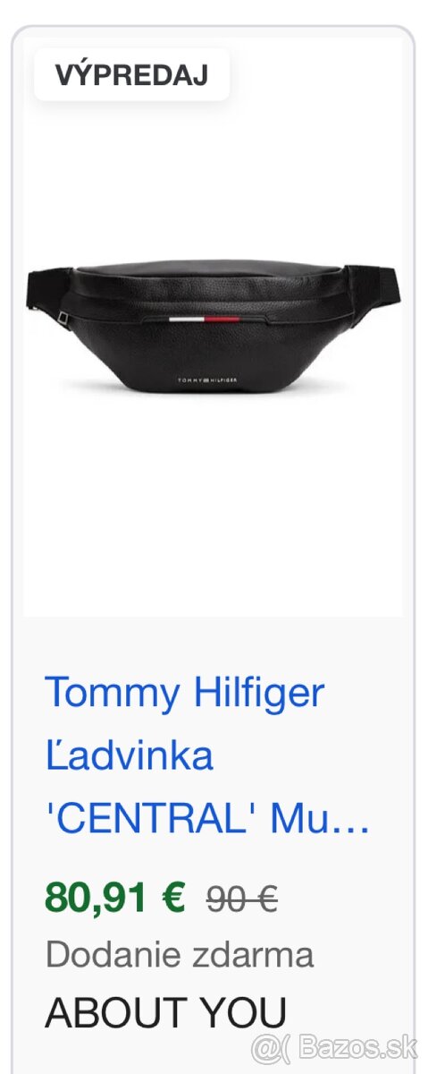 TOMMY HILFIGER Ľadvinka 'CENTRAL' vo farbe Čierna - 3